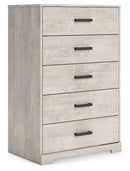 Shawburn - Five Drawer Chest - Gray