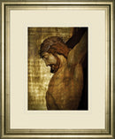 Jesus Christ By Nito - Framed Print Wall Art - Dark Brown