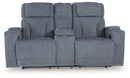 Studio Cave Power Reclining Loveseat with Console - Austin's Furniture Depot (Austin,TX)