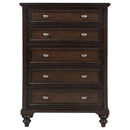 Andover - 5-Drawer Chest Of Drawers - Dark Oak