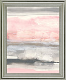 Blushed Horizon Mist - 28" x 34" Framed Wall Art