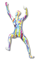 Climbing Prism Silhouette - 6" x 12" Framed Wall Art