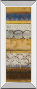 Mellow Il By Allison Pearce - Mirror Framed Print Wall Art - Yellow