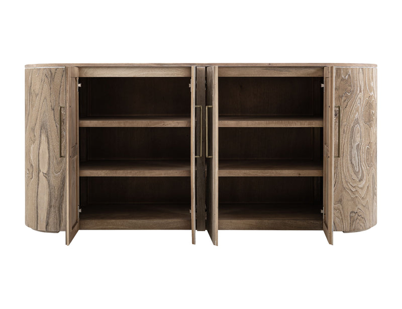 White Balam - 4 Doors Console - Ivory White