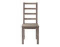 Steve Silver Auckland Reclaimed Wood Side Chair in Weathered Grey (Set of 2)
