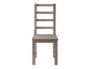 Steve Silver Auckland Reclaimed Wood Side Chair in Weathered Grey (Set of 2)
