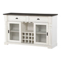Steve Silver Joanna Server in Two-tone Ivory and Mocha