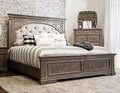 Steve Silver Highland Park Queen Panel Bed in Waxed Driftwood