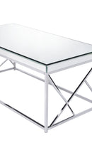 Evelyn - Mirror Top Cocktail Table - Gray