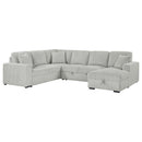 Devonshire Pull-Out Sleeper Sectional Sofa