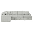 Devonshire Pull-Out Sleeper Sectional Sofa