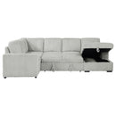 Devonshire Pull-Out Sleeper Sectional Sofa