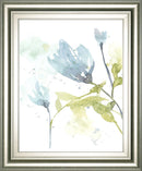 22x26 Cerulean Splash I By Jennifer Goldberger - Light Blue