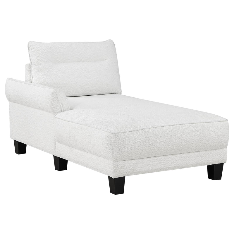 Caspian Upholstered Curved Arms Sectional Sofa - Austin's Furniture Depot (Austin,TX)