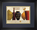 Jeweled Vessels By J. Wiens - Framed Print Wall Art - Red