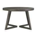 Cross - Round Dining Table - Dark Gray
