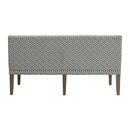 Gramercy - Upholstered Dining Settee - Dark Brown
