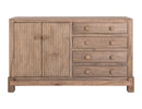 Atenas - Console With 4 Drawer And 2 Doors - Brown