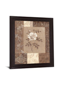 Sepia Rose Elegance - 28" x 34" Framed Wall Art