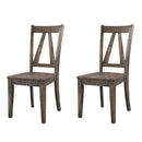 Finn - Wooden Side Chair (Set of 2) - Chocolate