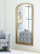 Fintan - Floor Mirror - Gold Finish