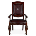 Steve Silver Antoinette Arm Chair (Set of 2) in Rich Cherry