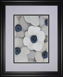 34x40 White Anemone I By Tim OToole - Dark Gray