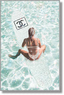 Sparkling Sunlit Swim - 32" x 47" Framed Wall Art