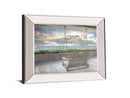 Swing At The Beach By Celebrate Life Gallery Mirrored Frame - Blue