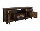 Dutton - TV Stand For Electric Fireplace - Rookwood Brown