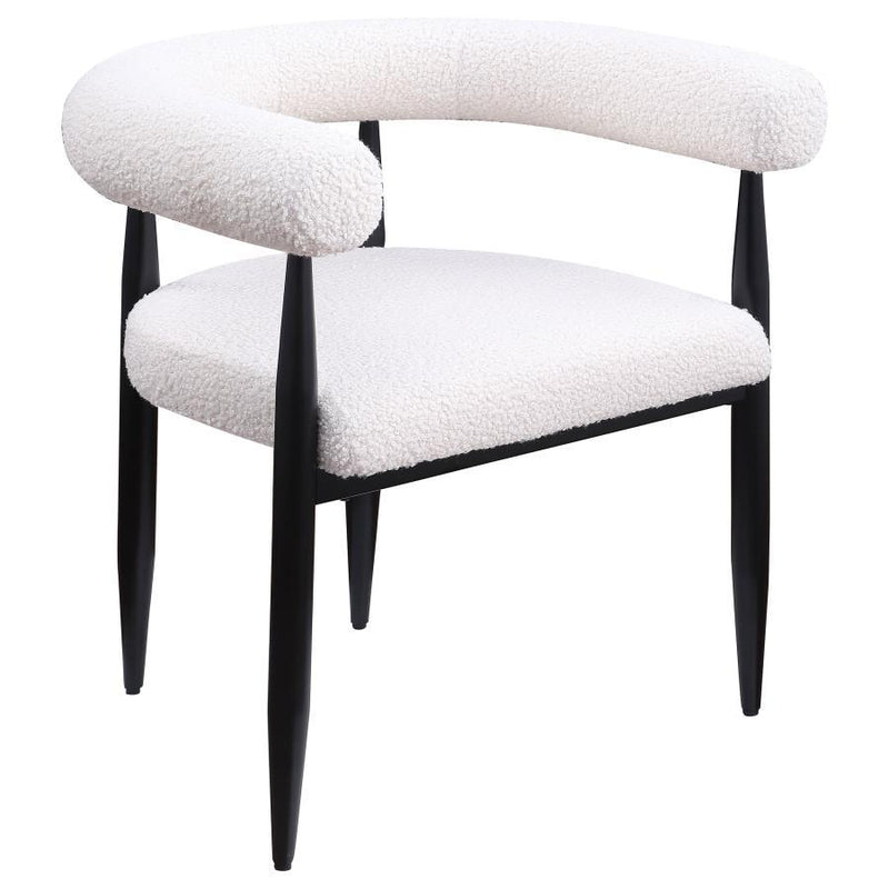 Dunmore - Boucle Upholstered Dining Arm Chair (Set of 2)