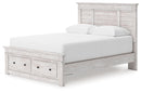 Makidern - Panel Storage Bed With Storage Footboard - Austin's Furniture Depot (Austin,TX)