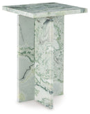Deaconwell - Accent Table - White / Green