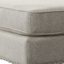 Erica - 497 Ottoman With Chrome Nail (Ista 3) - Heirloom Gray