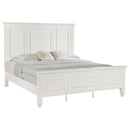Sandy Beach - 63" Panel Bed with High Headboard