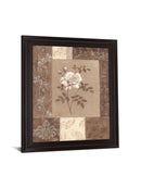 Sepia Rose Elegance - 28" x 34" Framed Wall Art