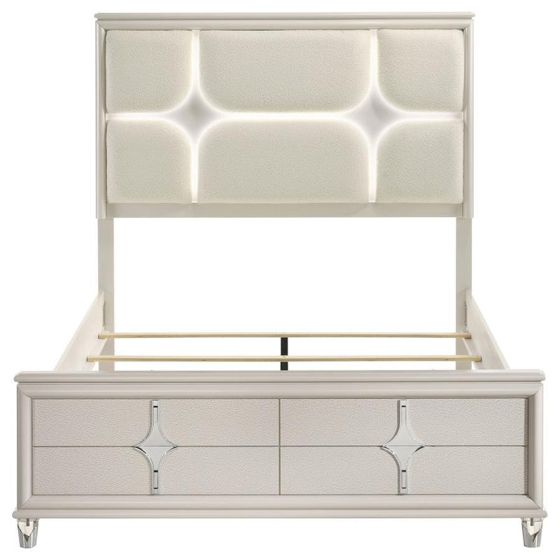 Olivia - Panel Bed LED Headboard