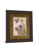 Purple Sophistication Il By Nan - Framed Print Wall Art - Purple