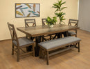 Loft - Bench - Two Tone Gray / Brown