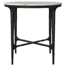 Hermas - Round Marble Coffee And End Table Set