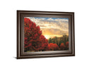 Crimson Tress By Celebrate Life Gallery - Framed Print Wall Art - Red