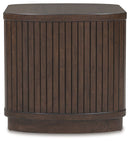 Korestone - Square End Table - Dark Brown