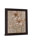 Cream Lily Trio - 28" x 34" Framed Wall Art