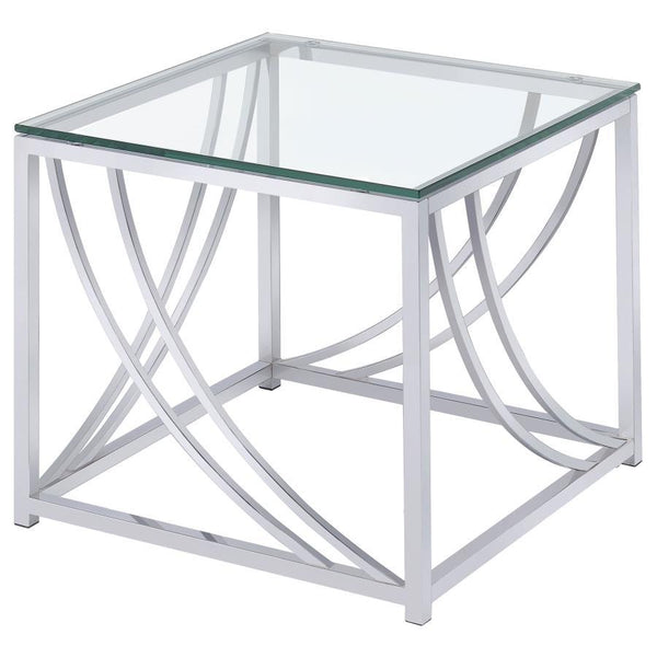 Lille - Glass Top Entryway Sofa Console Table Accents