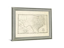 Aged Cartographer - 28" x 34" Framed Wall Art