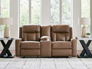 Mackmenville - Double Reclining Loveseat With Console - Austin's Furniture Depot (Austin,TX)