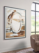 Bradlow - Wall Art - Brown / White / Black - Austin's Furniture Depot (Austin,TX)