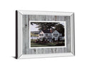 The Counrty Inn By Saunders B. Mirrored Frame - Green