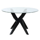 Amalie - Round Dining Table - Black