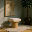 Pavilion - Bench / Stool With Natural Base